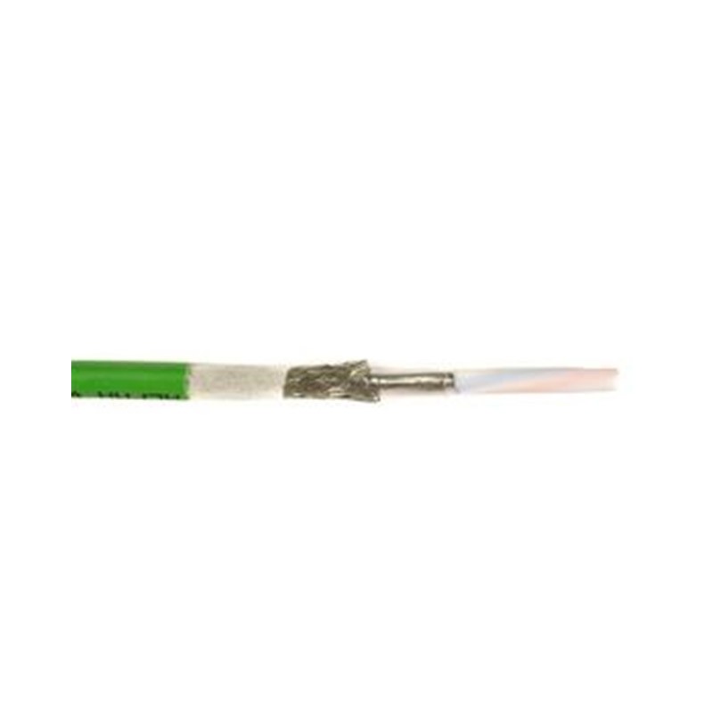 1 pcs : 74001 GR002 - CABLE 4COND 22AWG GREEN SHLD 10'