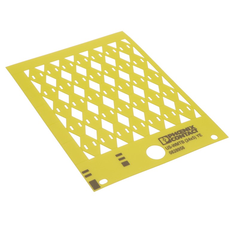 1 pcs : 0828958 - WIRE MARKR CBL TIE 24MMX14MM YLW