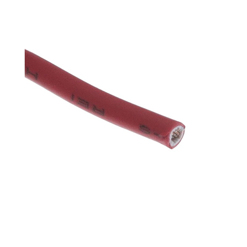 1 pcs : 11047-18-1-0500-004-1-TS - HOOK-UP STRND 18AWG RED 25'