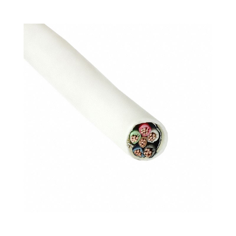 1 pcs : E2106S.41.86 - CABLE 6COND 22AWG NAT SHLD 25'