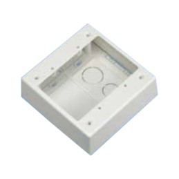 1 pcs : JBP2WH - BOX JNCT 2GANG PWR RATE DIV WHT