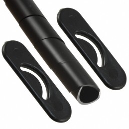 1 pcs : T25F-X0 - SPIRAL WRAP 1/4' X 10' BLACK