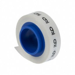 1 pcs : PMDR-9 - WIRE MARKER TAPE WHITE 8'ROLL