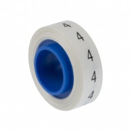 1 pcs : PMDR-4 - WIRE MARKER TAPE WHITE 8'ROLL