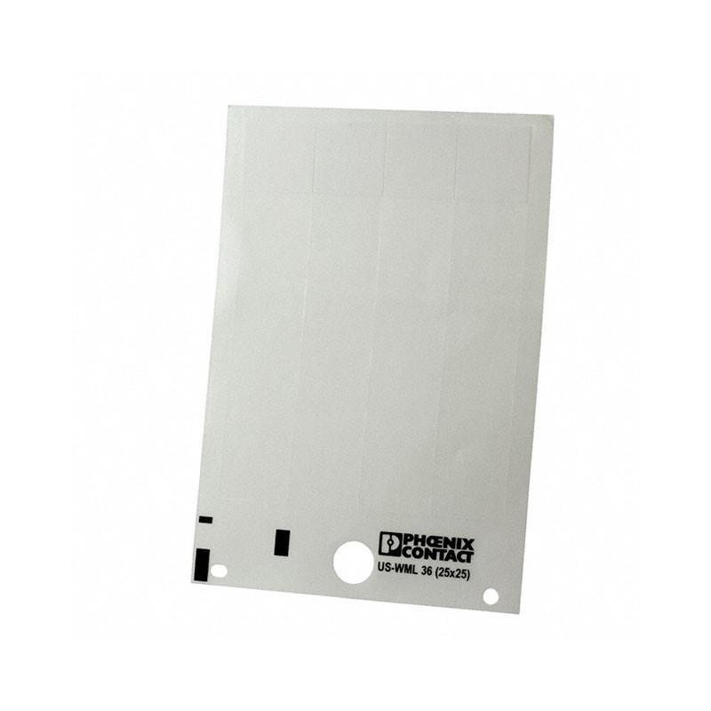 1 pcs : 0800474 - LABEL STANDARD 1' X 1' WHT