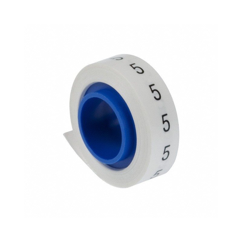 1 pcs : PMDR-5 - WIRE MARKER TAPE WHITE 8'ROLL