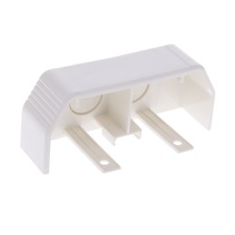 1 pcs : T70ECIW - FITTING END CAP T70 RACEWAY OWHT