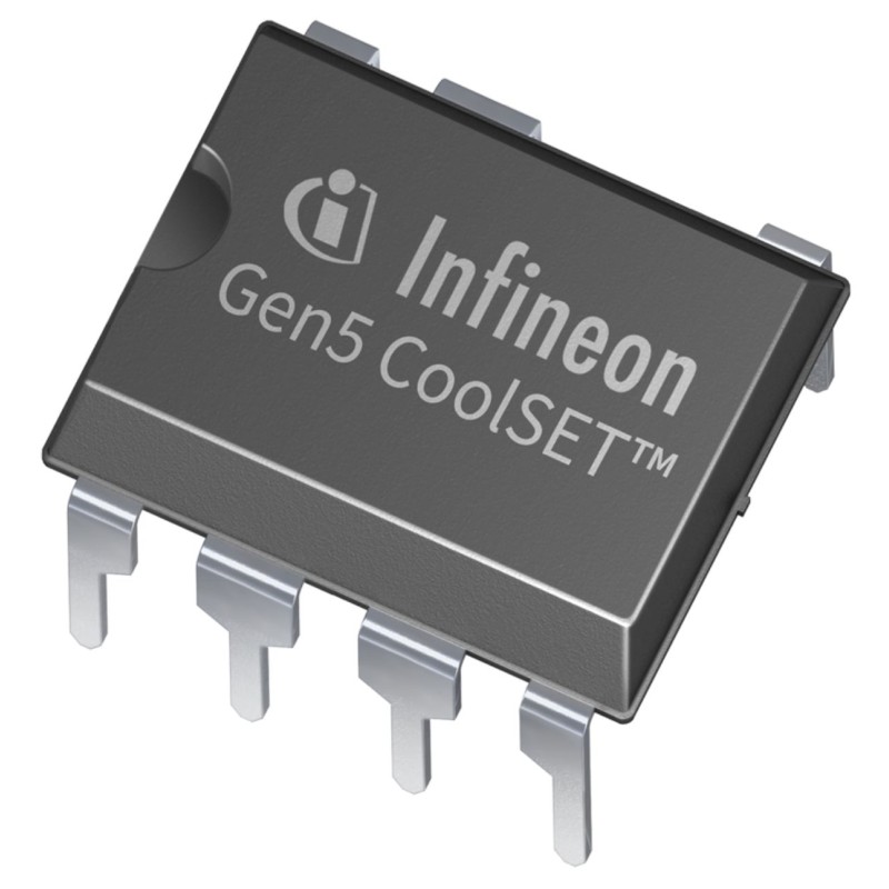 5 pcs - Infineon, AC-DC Converter, 800 V 7-Pin, PG-DIP-7 ICE5QR2280AZXKLA1