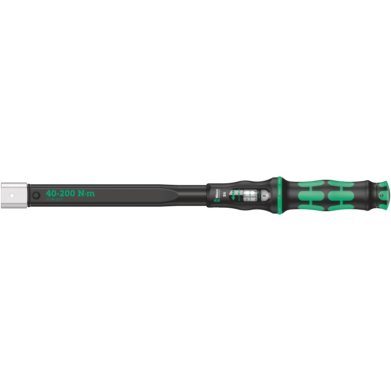 1 pcs - Wera Click-Torque X 4 Click Torque Wrench, 40 - 200Nm, Square Drive, 14 x 18mm Insert