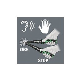1 pcs - Wera Click-Torque X 4 Click Torque Wrench, 40 - 200Nm, Square Drive, 14 x 18mm Insert