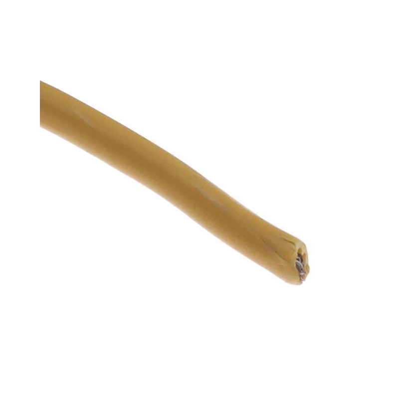 1 pcs : 1430-16-1-0500-003-1-TS - HOOK-UP STRND 16AWG 300V YEL 25'