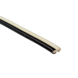1 pcs : 21458-20-2-0500-0102-1-TS - CABLE 2COND 20AWG BLK/WHITE 25'