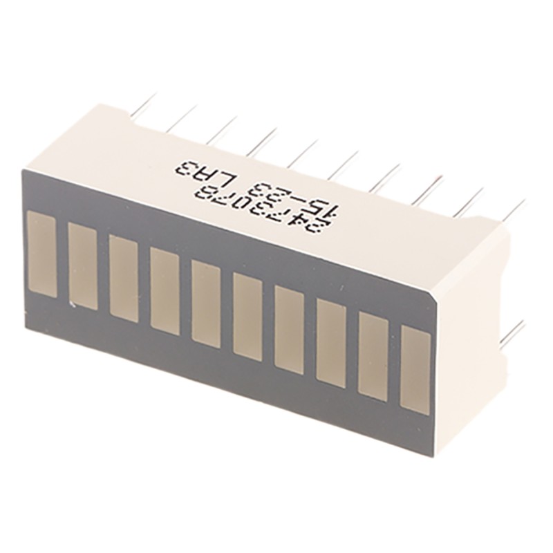 1 pcs - DC-10YWA Kingbright Light Bar LED Display, Yellow 9 mcd