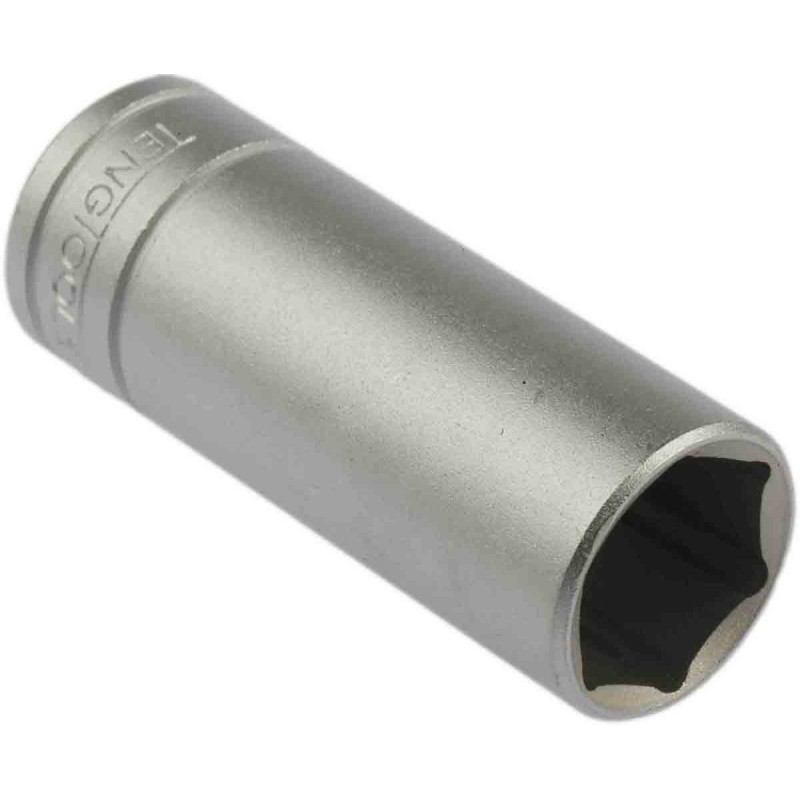 1 pcs - Teng Tools 3/8 in Drive 15mm Deep Socket, 6 point, 45.5 mm Overall Length