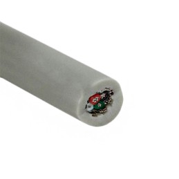 1 pcs : 2725-2828-BE-01000-T - CABLE 4COND 28AWG BEIGE SHLD 25'