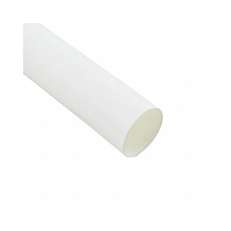 1 pcs : HSTT25-48-Q10 - HEATSHRINK 1/4' X 4' WHITE