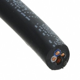 1 pcs : 1552200064 - CABLE 4COND 22AWG BLACK 5M