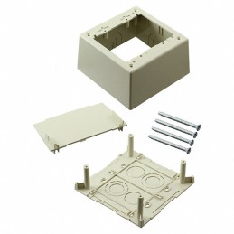 1 pcs : JBP2DEI - BOX JNCT 2GANG PWR RATE DEEP IVR