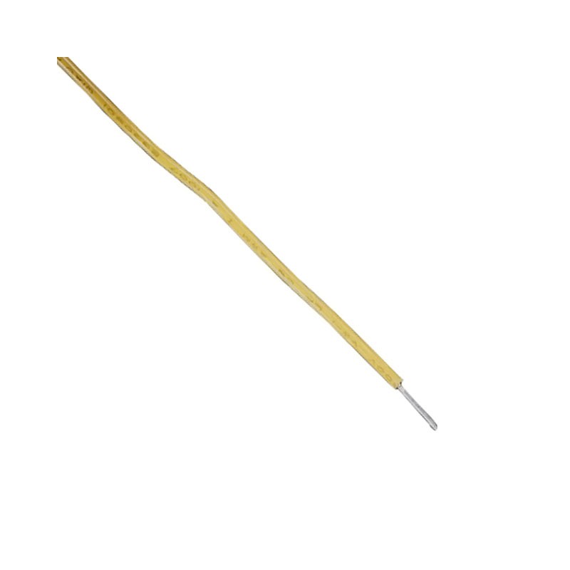 1 pcs : 289 - HOOK-UP SOLID 22AWG 300V YLW 25'