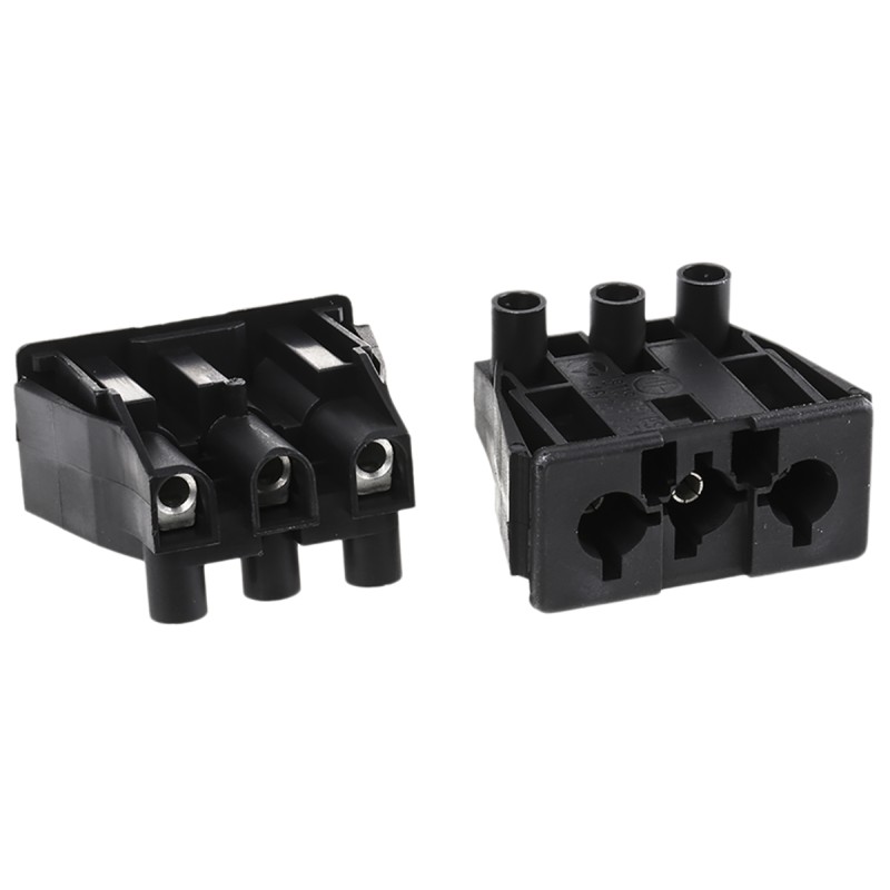 5 pcs - Wieland ST18 Series Connector, 3-Pole, Female, Panel Mount, 16A, IP20