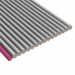 1 pcs : 300-30-16-GR-0250F - CBL RIBN 16COND 0.025 GRAY 5'