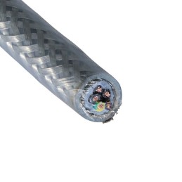 1 pcs : 470055CY CL432 - CABLE 5COND 21AWG CLEAR SHLD 1M