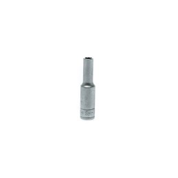 1 pcs - Teng Tools 1/4 in Drive 5mm Deep Socket, 6 point, 49.5 mm Overall Length