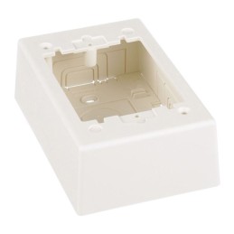 1 pcs : JBP1IW - BOX JUNCTION 1GANG SHALLOW OWHT