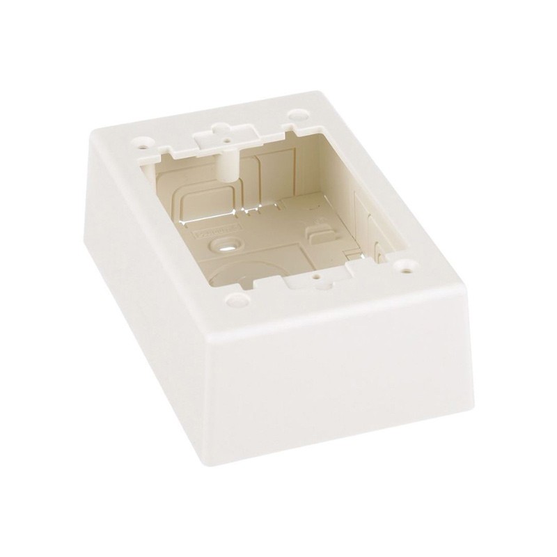 1 pcs : JBP1IW - BOX JUNCTION 1GANG SHALLOW OWHT