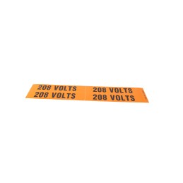 1 pcs : PCV-208BY - WIRE MARKER ADH 114.3X28.7MM 5PC