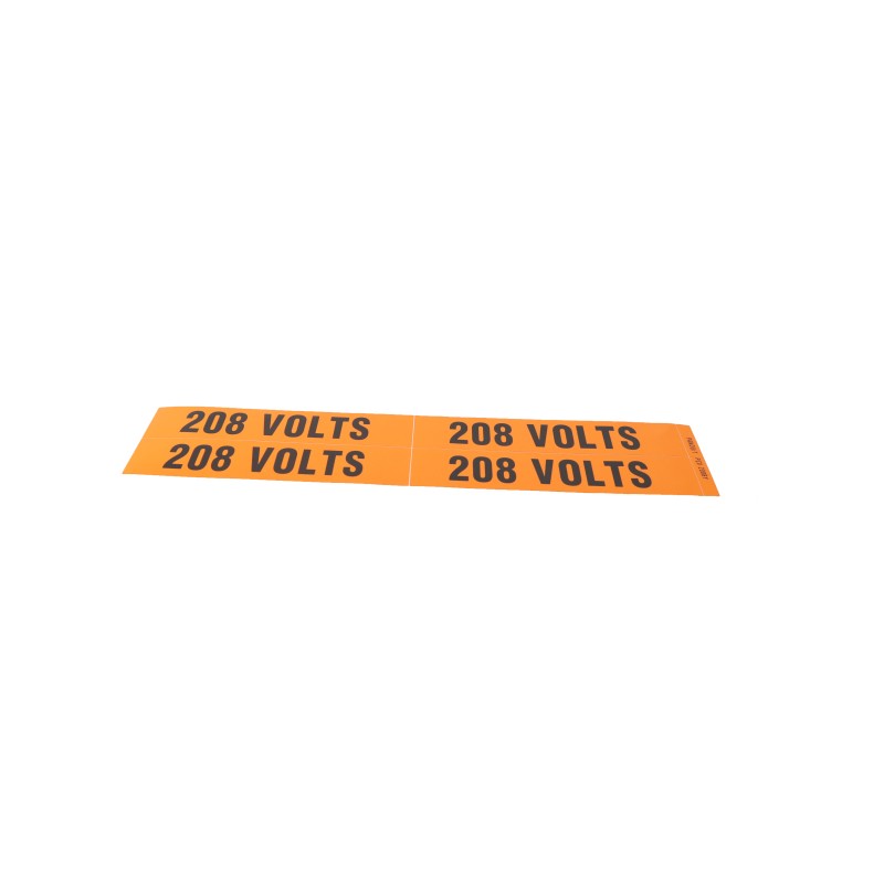 1 pcs : PCV-208BY - WIRE MARKER ADH 114.3X28.7MM 5PC