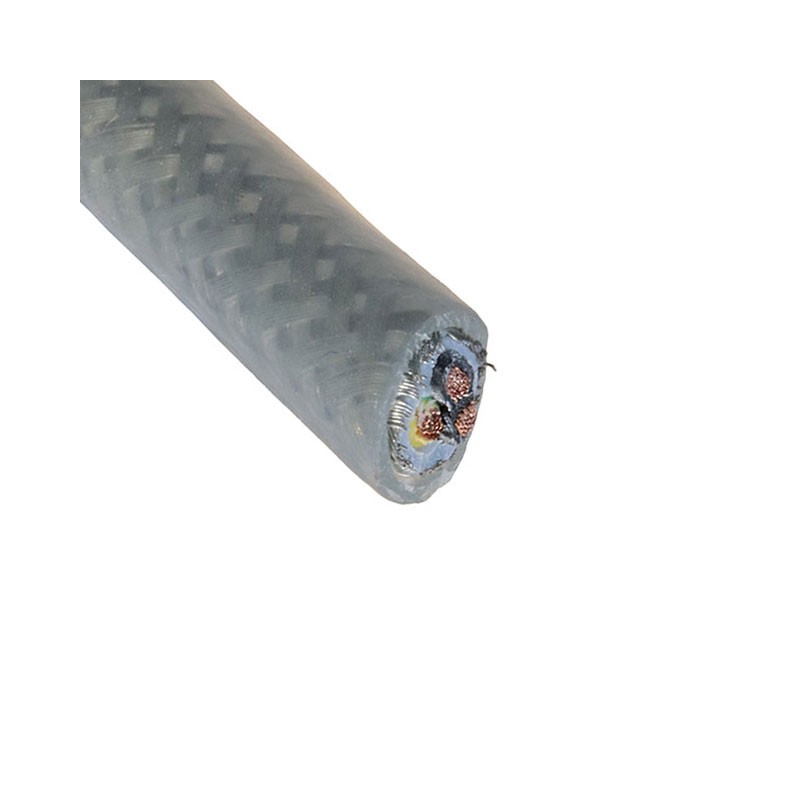 1 pcs : 470031CY CL432 - CABLE 3COND 17AWG CLEAR SHLD 1M