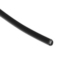 1 pcs : 3896/20 275 - CBL RIBN 20COND 0.025 BLACK 5'