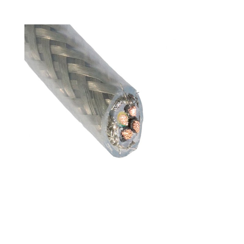 1 pcs : 470415CY CL432 - CABLE 4COND 15AWG CLEAR SHLD 1M