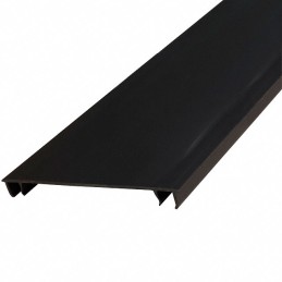 1 pcs : HC1.5BL6 - DUCT COVER PVC HINGED BLACK 6'