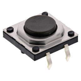 5 pcs - Tact Switch, SPST 50 mA @ 12 V ac