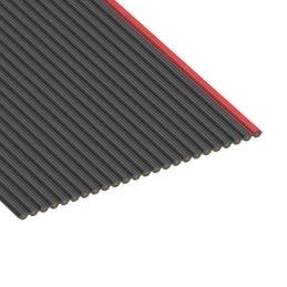 1 pcs : 3319/24 100 - CBL RIBN 24COND 0.05 BLACK FOOT