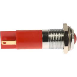 1 pcs - RS PRO Red Panel Mount Indicator, 240V ac, 14.5mm Mounting Hole Size, Solder Tab Termination, IP40