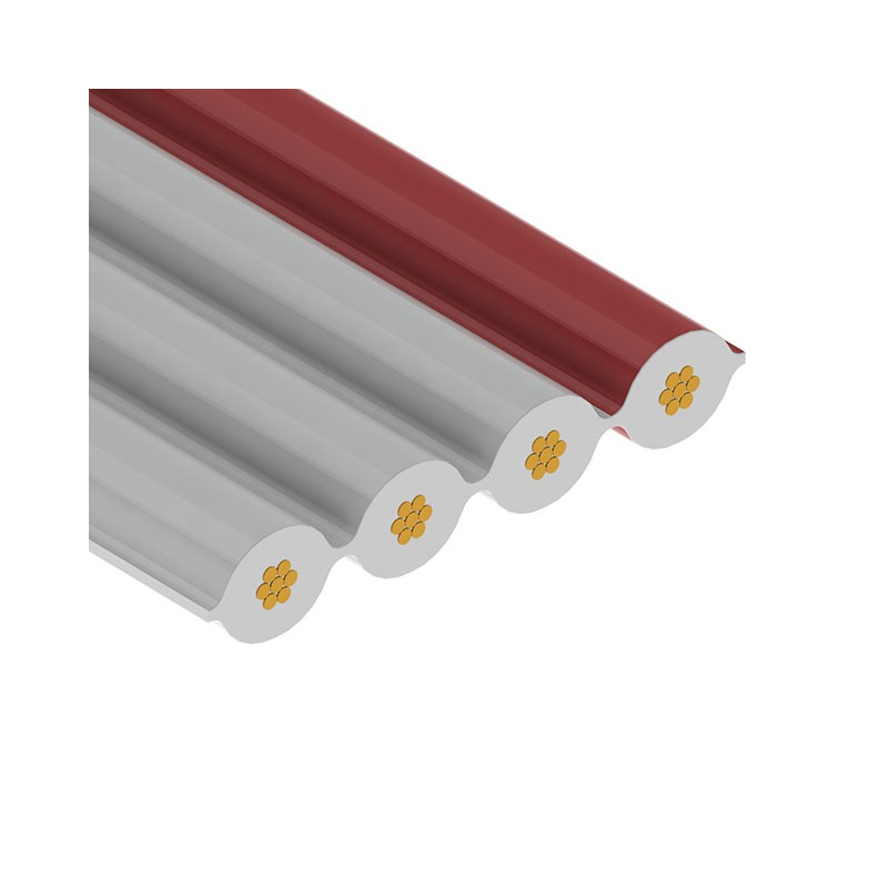 1 pcs : 3801/04 - CBL RIBN 4COND 0.05 GRAY 10'