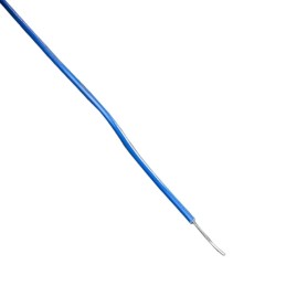 1 pcs : 2989 - HOOK-UP SOLID 22AWG 300V BLU 25'