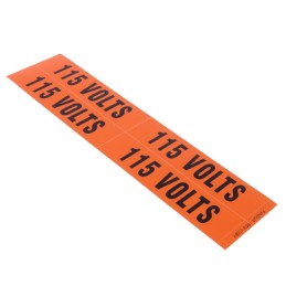 1 pcs : PCV-115BY - WIRE MARKER ADH 114.3X28.7MM 5PC