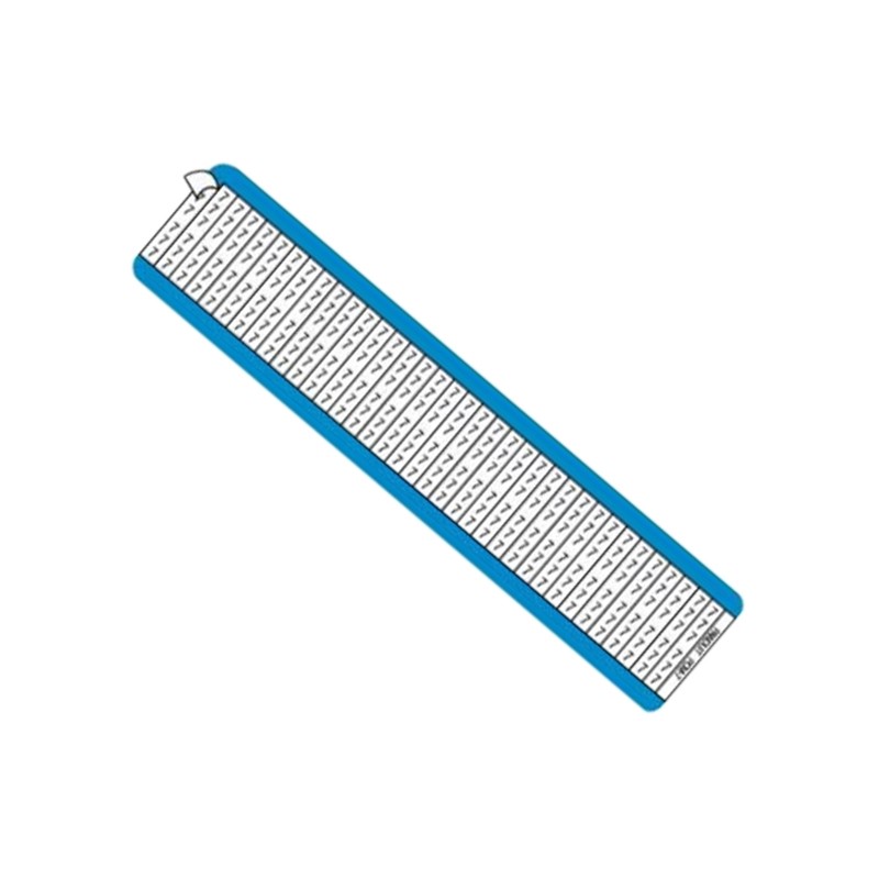 1 pcs : PCM-40 - WIRE MARKR CARD 6.4MMX38.1MM WHT