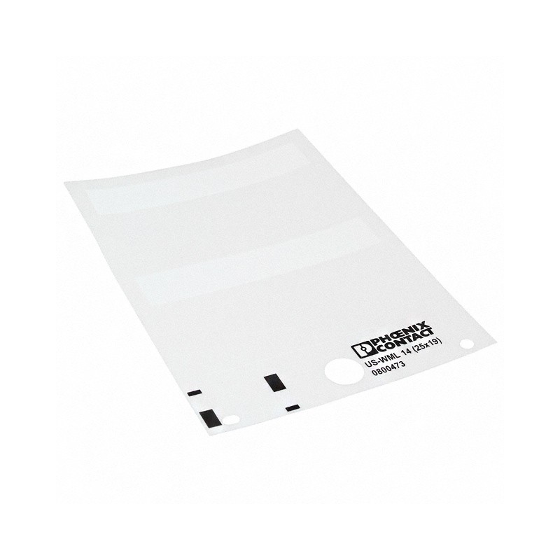 1 pcs : 0800473 - LABEL STANDARD 1' X 0.75' WHT