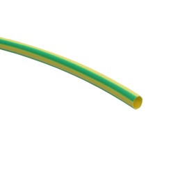 1 pcs : HSTT25-48-Q45 - HEATSHRINK 1/4' X 4' GREEN/YLW