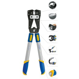 1 pcs - Klauke K09 Hand Ratcheting Crimp Tool for Tubular Cable Lugs