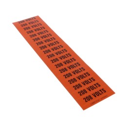 1 pcs : PCV-208CY - WIRE MARKER ADH 57.1X12.7MM