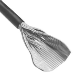 1 pcs : 3896/80SF 275 - CBL RIBN 80COND 0.025 BLACK 1'