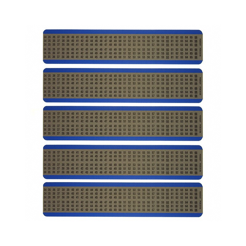 1 pcs : PCM-34-66 - WIRE MARKR CARD 6.9MMX38.1MM WHT