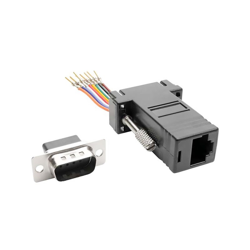 1 pcs : P440-89FM - DB9 TO RJ45 MODULAR SERIAL ADAPT