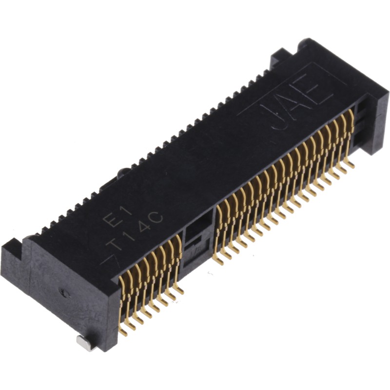 5 pcs - JAE 52 Way Right Angle Mini PCIe, PCI Memory Card Connector With Solder Termination